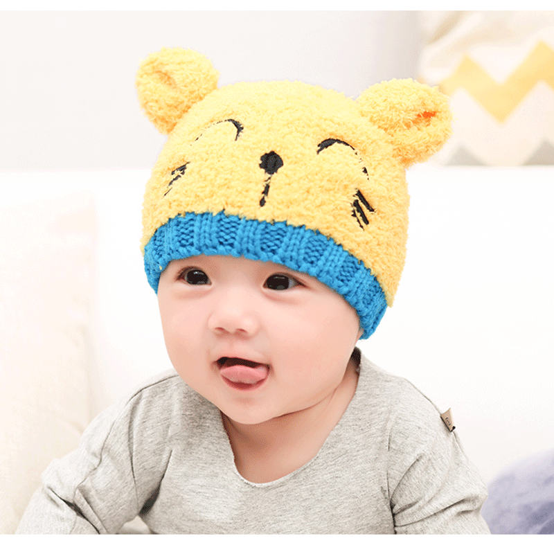 SnuglyBear Infant Wool Knit Combo - Cozy Handcrafted Hat and Scarf