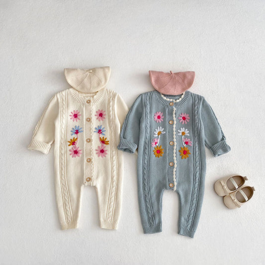 Cherub’s Charm Hand-Crafted Knit Jumpsuit