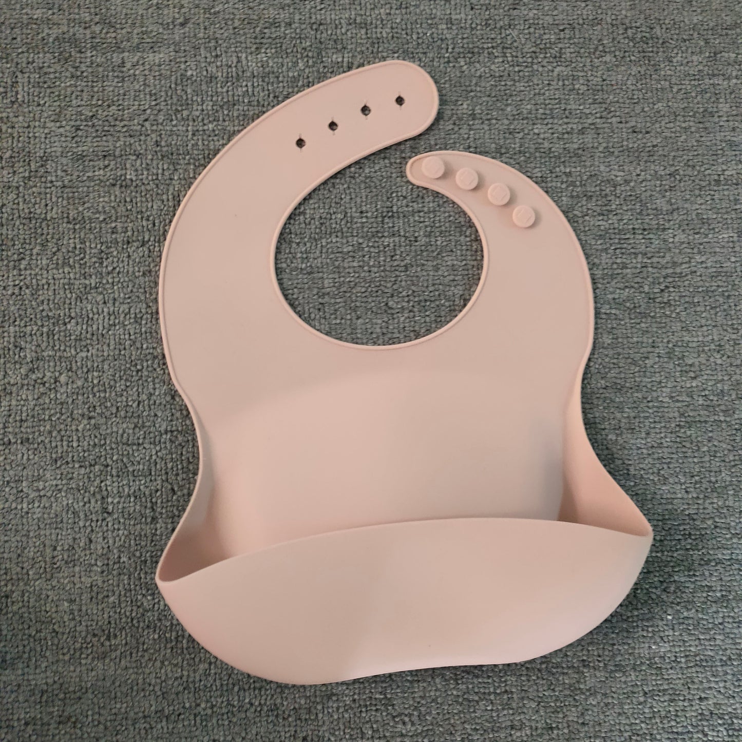 Adjustable Waterproof Silicone Baby Bib with Food Catcher - Soft, Easy-Clean Infant Bibs