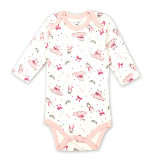 TriFun Onesie: Soft Cotton Triangle-Patterned Bodysuit