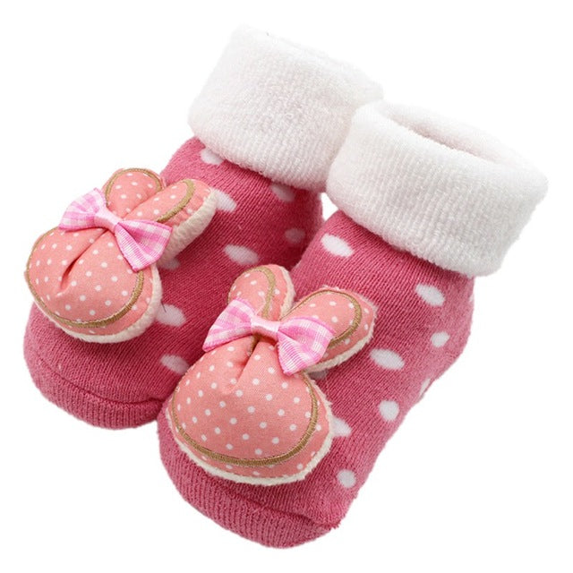 CuddleSteps Stitched Doll Socks