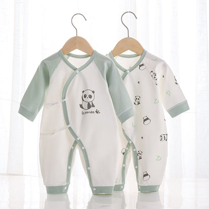 Newborn Clothes Pure Cotton Boneless Baby Jumpsuit Four Seasons Bandage