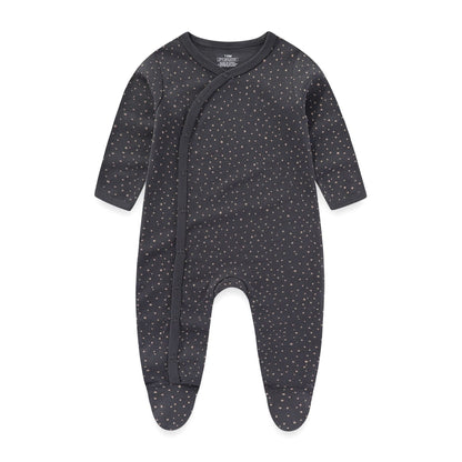 3 Pieces New Baby Cotton Long-sleeved Jumpsuit Baby Foot-wrapped Romper Boneless Sewing Pajamas