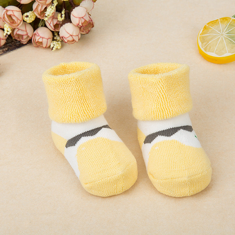 Baby cotton terry socks