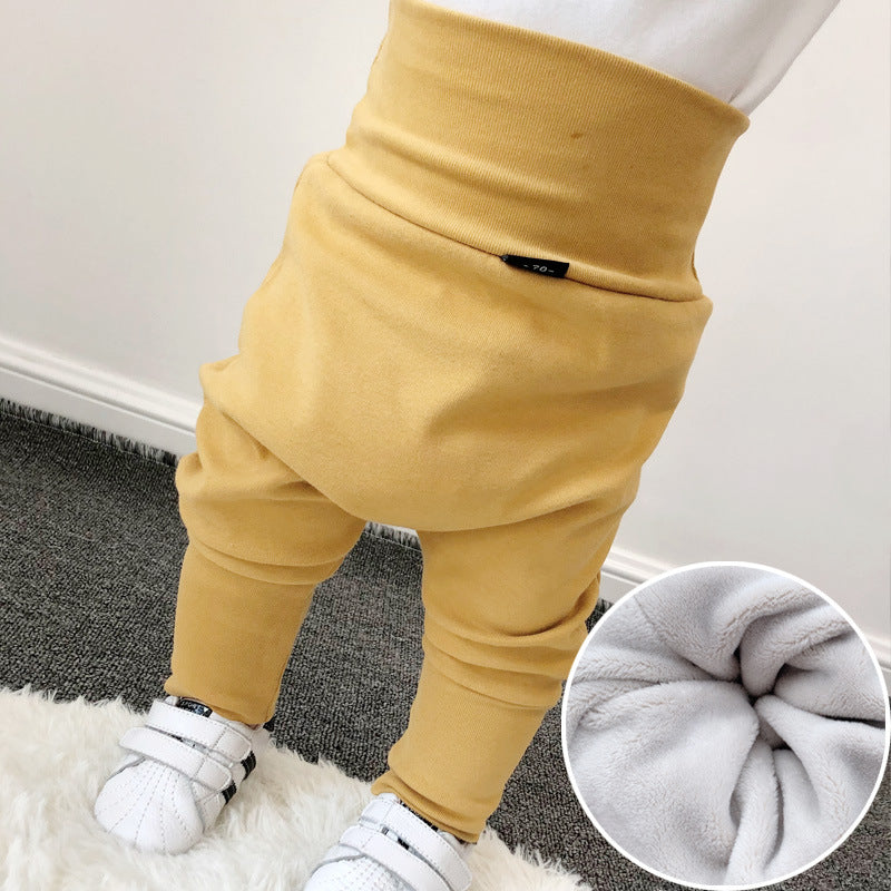 Cozy Cub High-Waist Baby Belly Pants - Snug & Gentle Tummy Warmer Trousers