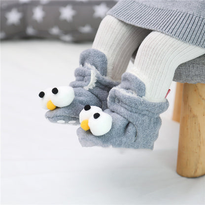 CozyCuddle Plush Floor Shoes: Snuggly Warmth for Tiny Tots