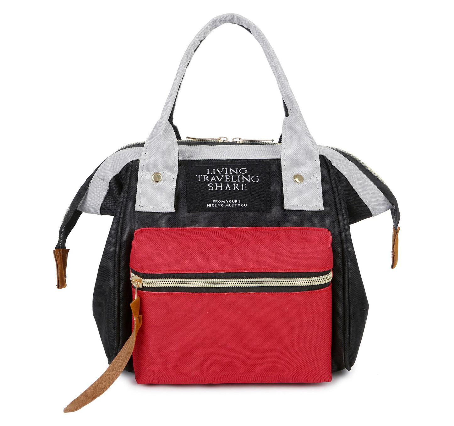 Mommy Chic Mini Backpack: Stylish Oxford Zip Shoulder Bag