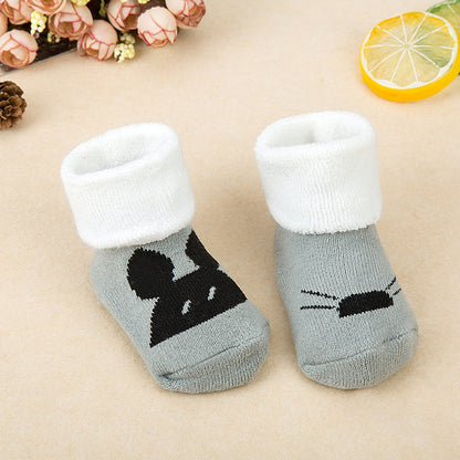 Baby cotton terry socks