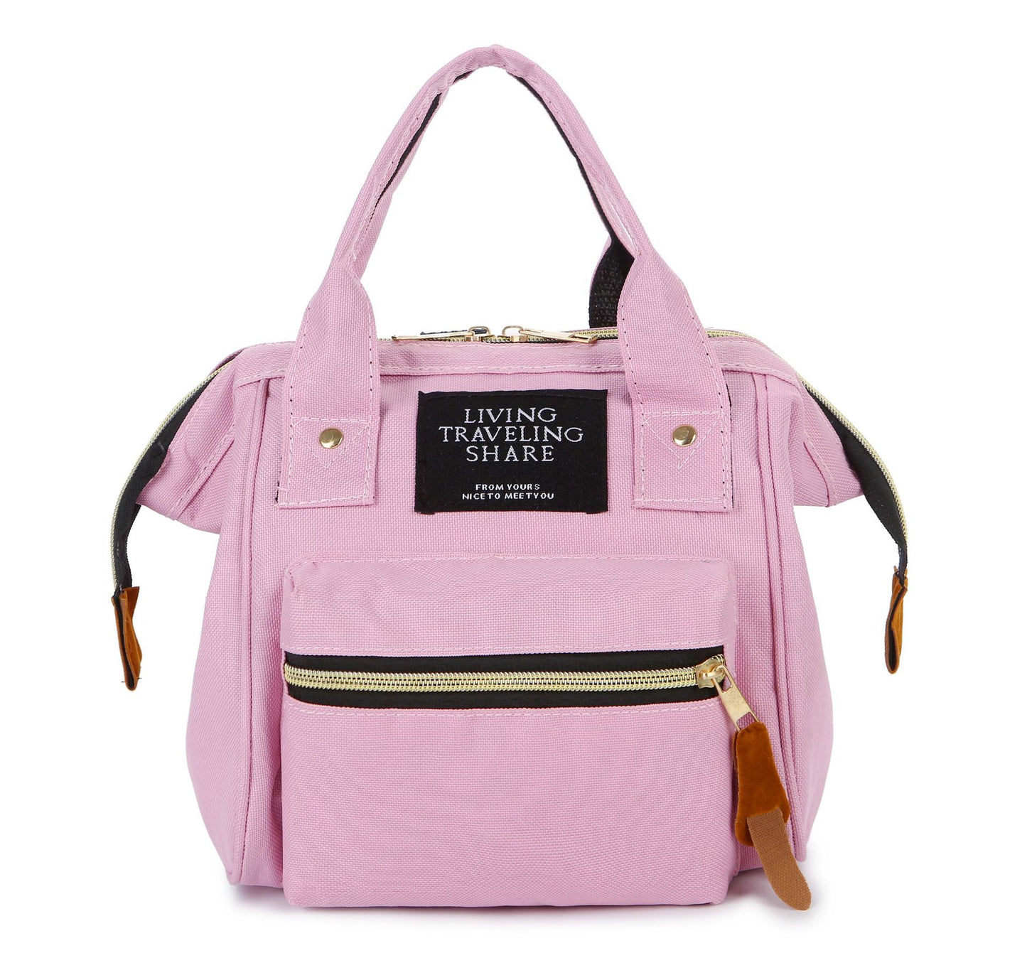 Mommy Chic Mini Backpack: Stylish Oxford Zip Shoulder Bag