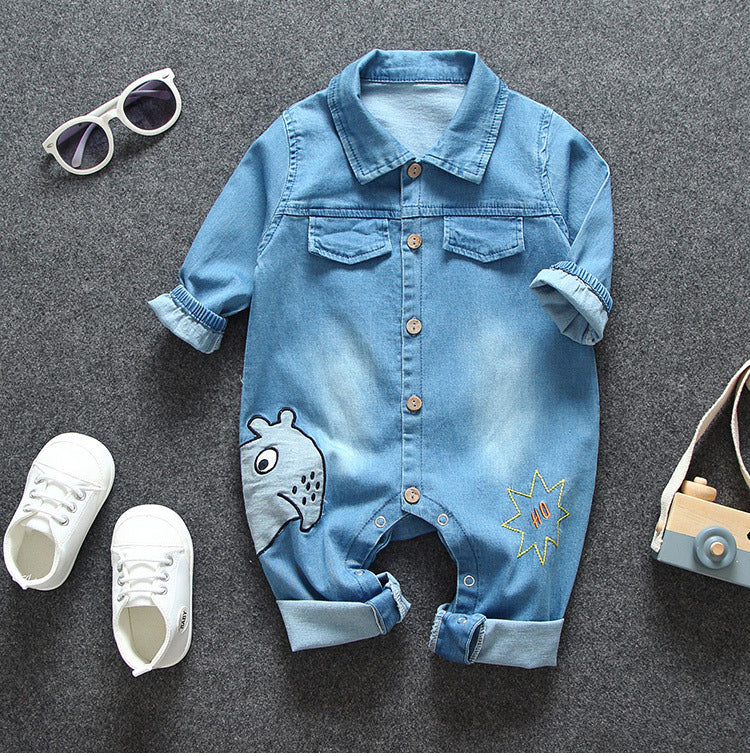 Baby denim jumpsuit