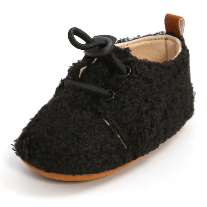 SnugglePaws Cozy Warm Toddler Shoes - Plush Soft Sole Booties