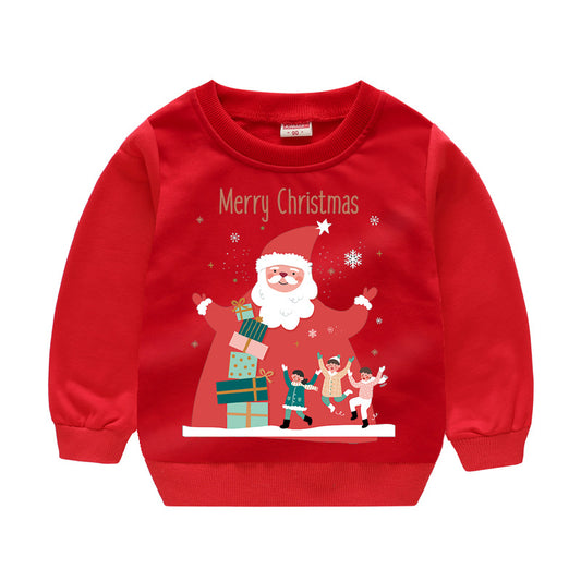 Christmas Casual Children Sweater Holiday Clothing