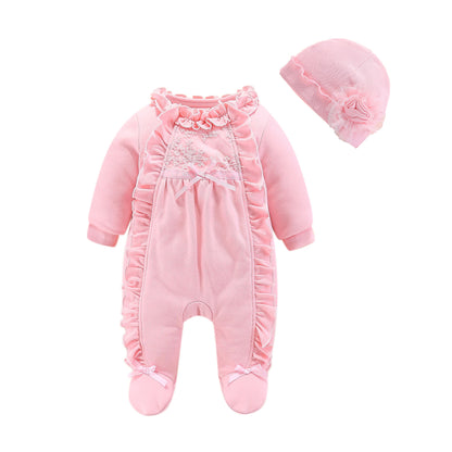 CozyBear HugSuit: Toasty Padded Romper