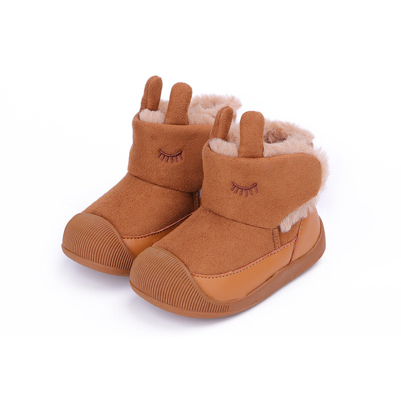 Frosty Frolic Velvet-Lined Children’s Snow Boots