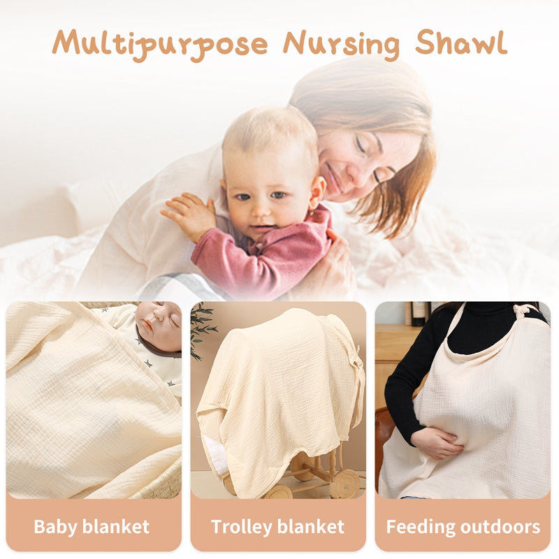 Breathable Breastfeeding Cover Baby Feeding Nursing Covers A