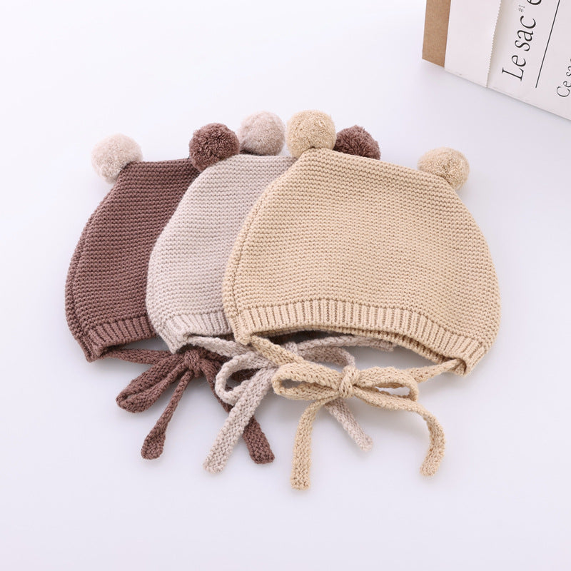 CuddleCozy Woolen Totcap - Adorable Knitted Baby Hat