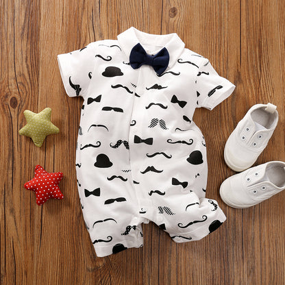 Gentleman's Baby Clothes, Long-sleeved Baby Clothes, Gentleman's Romper